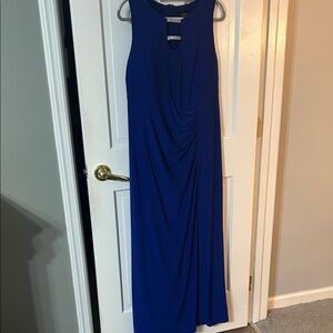 MSK Royal Blue Sleeveless Gown
